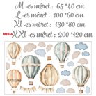 Légballonos álom felhőkkel - Ajándékba választható XL méret