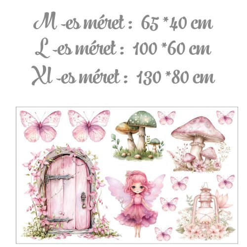 Tündérke pillangókkal - Ajándékba választható XL méret