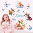 cuki corgi falmatrica babaszobába saját névvel