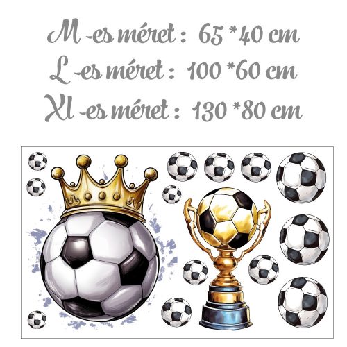 Foci a király sport - Ajándékba választható L méret