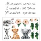 Dzsungel buli vidám állatokkal - Ajándékba választható XL méret