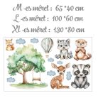 falmatrica gyerekszobába erdei őzike mókus
