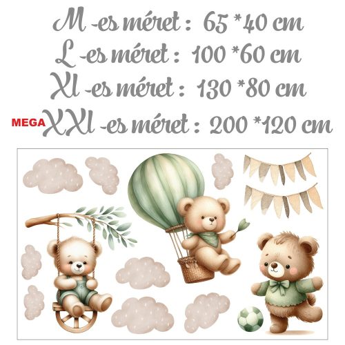 Mackófalu világa - Ajándékba választható L méret