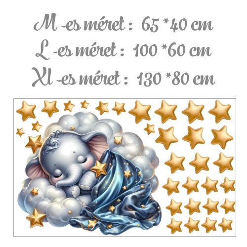 ÁLOMSZELÍD ELEFÁNT - Ajándékba választható MEGA XXL méret