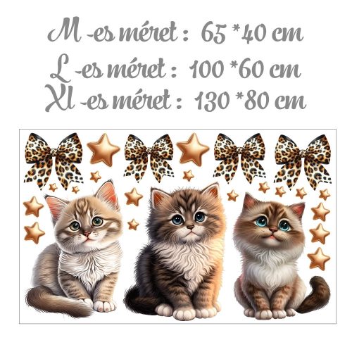 Cicás hármaska - Ajándékba választható MEGA XXL méret