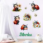 kiskaticás falmatrica babaszobába