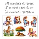 falmatrica egyedi csikós falmatrica kislányoknak