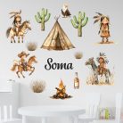 Indiánok a sátornál- falmatrica bármilyen névvel