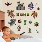 Minecraft  pixelmese- Ajándékba választható L méret