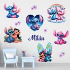 Stitch kalandok - falmatrica bármilyen névvel